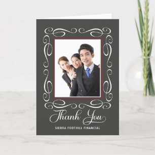 Photo Professional Business Custom Thank You Card