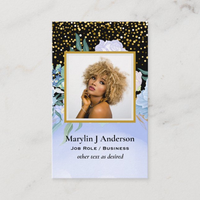 PHOTO PROFILE CARDS - Girly Modern Trending (Front)