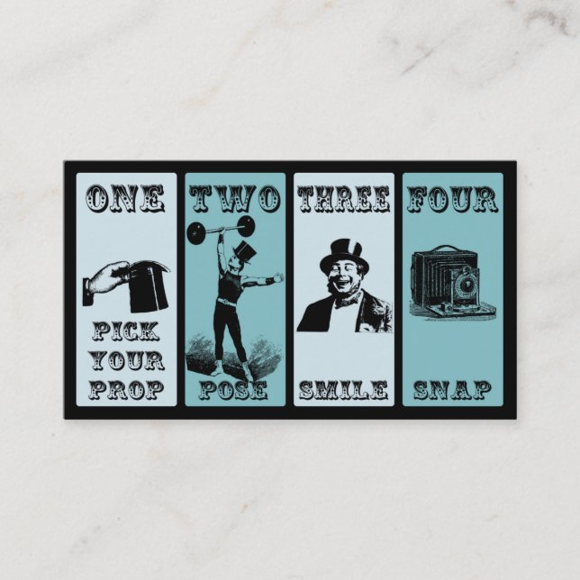 Photo Prop Sign Business Card (Front)