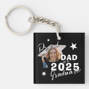 Photo Proud Dad of 2025 Graduate Key Ring