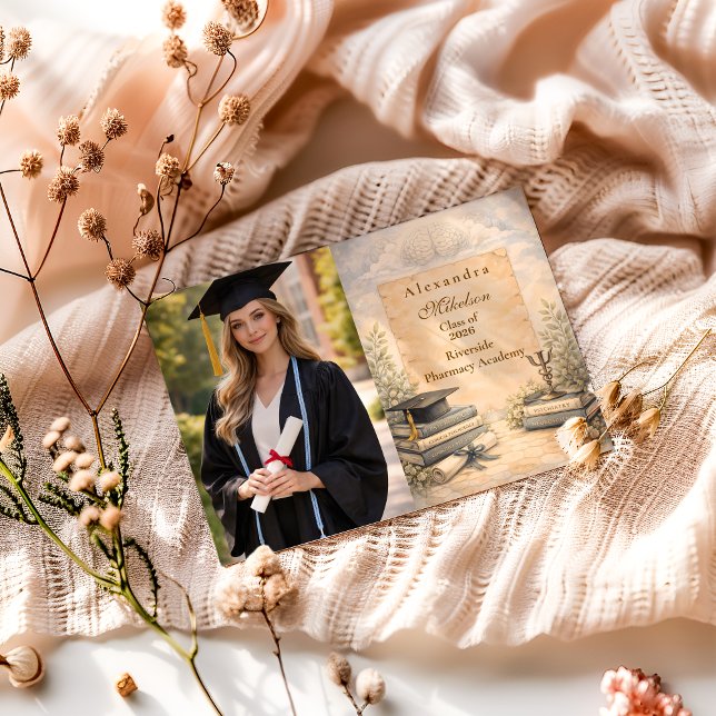 Photo Psychology Graduation Announcement (Creator Uploaded)
