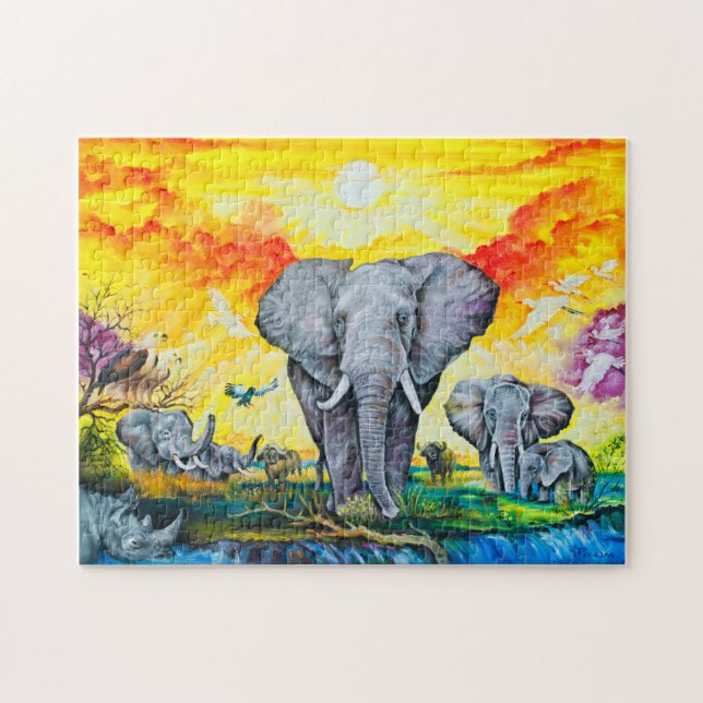 Photo Puzzle with Gift Box (Horizontal)