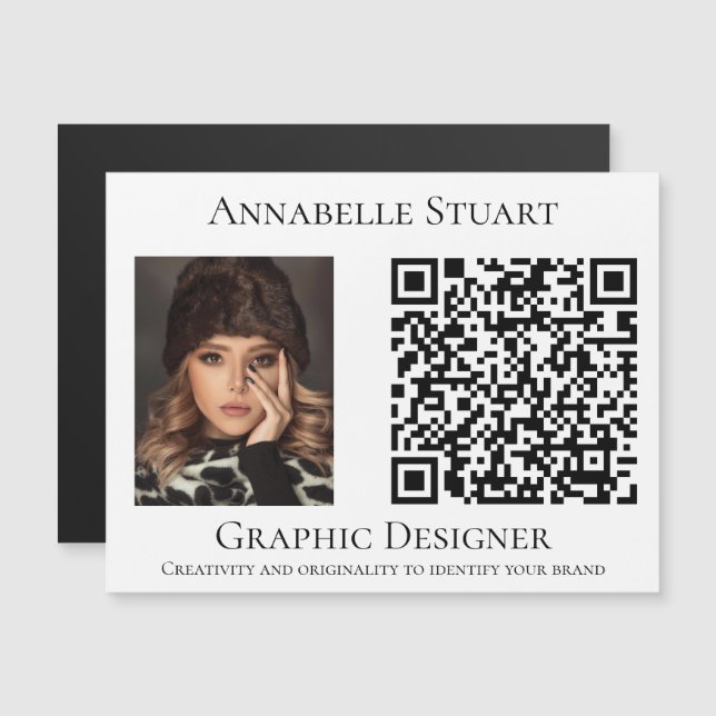 Photo QR code Business Company Large (Front/Back)