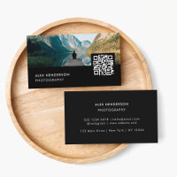 Photo QR Code | Photographer Photography Black