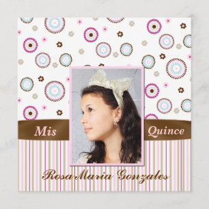 Photo Quinceañera Invitation