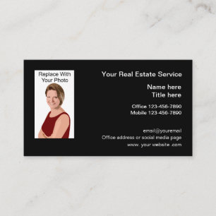 Photo Real Estate Realtor Business Card
