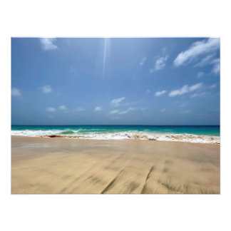 Photo records — Cape Verde's golden beaches Print