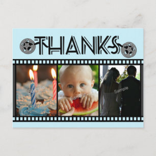 Photo Reel Any Occasion Thanks 3 Photo Card
