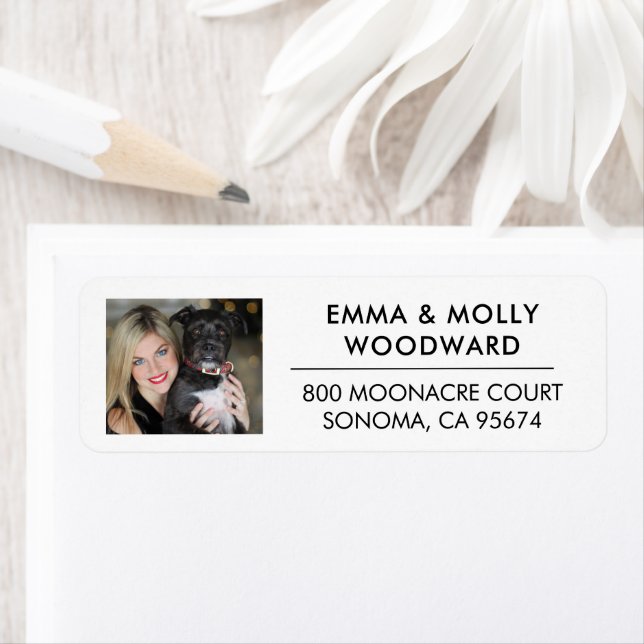 Photo Return Address Label (Insitu)