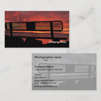 Photo Reverse B&W  Business Card