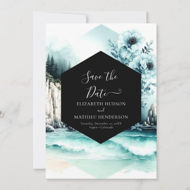 Photo Romance Nautical Wedding  Save The Date (Front)