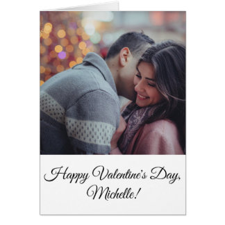 Photo Romantic I Love You Valentine's Day Card