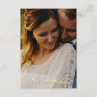 Photo Rose Engagement Wedding Faux Gold Sepia