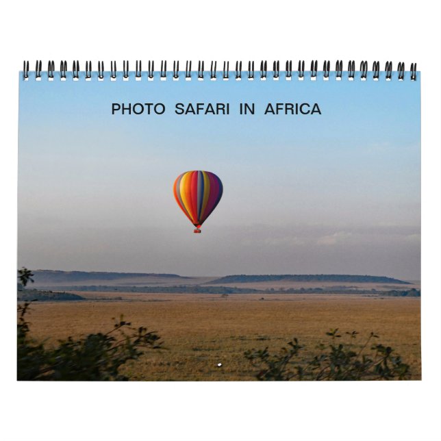 PHOTO SAFARI IN AFRICA Calendar (Cover)
