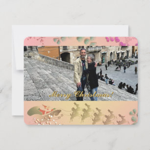 Photo Santa Flat Holiday Card