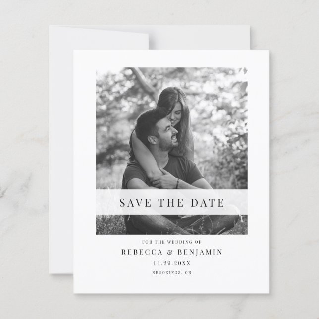 Photo Save the Date Announcement (Front)