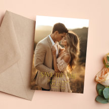 Photo Save The Date Announcement