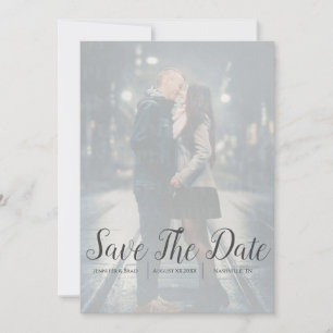 Photo Save The Date Announcement