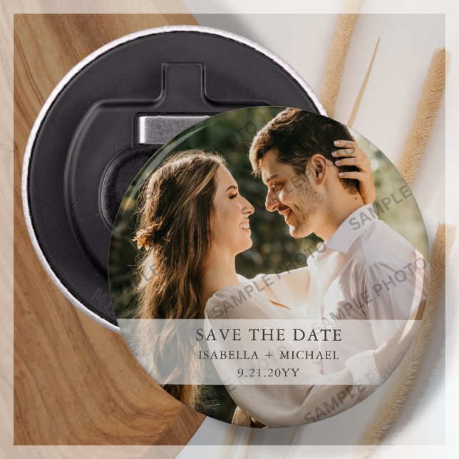 Photo Save The Date Bottle Opener (Creator Uploaded)