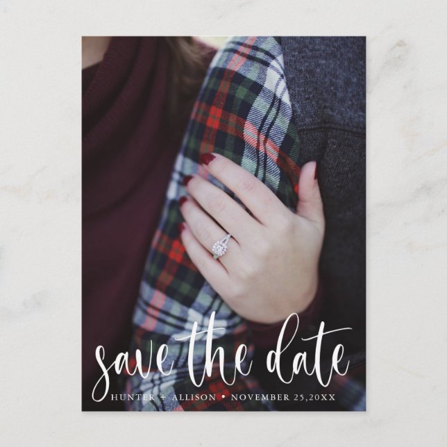 Photo Save the Date Card (Front)