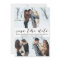Photo Save the Date Card with Three Pictures