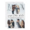 Photo Save the Date Card with Three Pictures