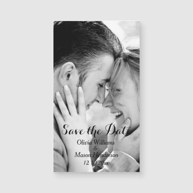 Photo Save the Date Magnet (Front)
