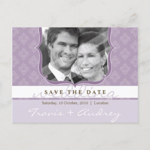 PHOTO SAVE THE DATE :: pictureframe elegance 2 Postcard