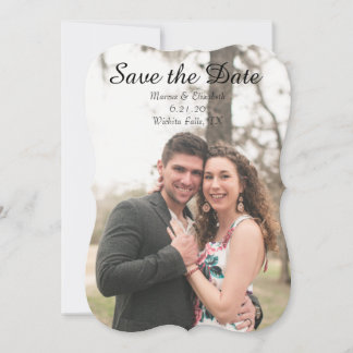 Photo Save the Date Wedding Invite
