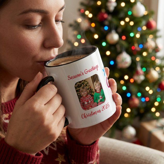  Photo Season's Greetings  Personalise Mug (Creator Uploaded)