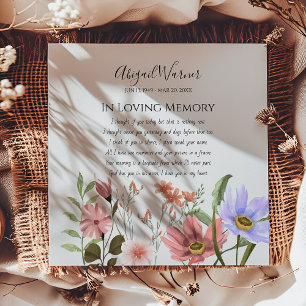Photo Seed Packet Memorial Funeral Favour Envelop Envelope