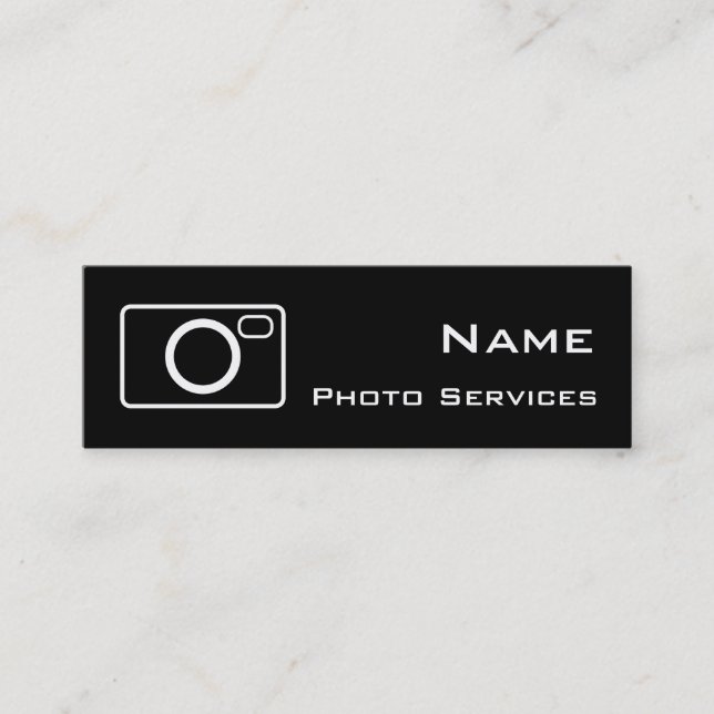 Photo Services Business Card (Front)