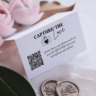 Photo Sharing Capture The Love Wedding QR Code 