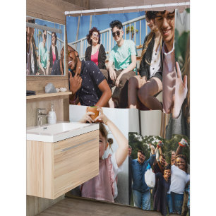 Photo shower Personalise your own pictures Curtain