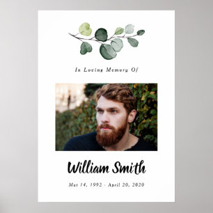 Photo Sign, Celebration Of Life Sign