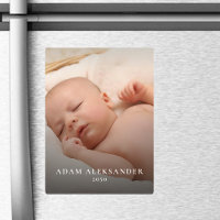 Photo Simple Baby Newborn Text Custom Keepsake