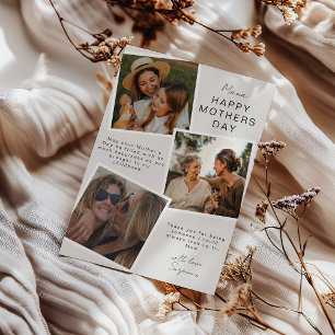 Photo Snapshot Mothers Day Card