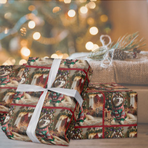 Photo Snowflake Wrapping Paper