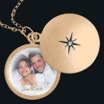 Photo soft border wedding Necklace<br><div class="desc">Photo with soft border Necklace. The soft fade effect is a separate image so you can just upload your favourite photo and it will have this effect.Change the date to commemorate a special event.</div>