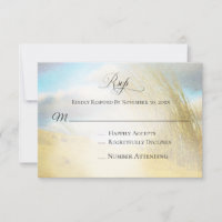 *~* Photo Soft Dune Beach Grass - Wedding RSVP