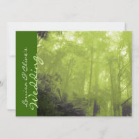 Photo spirit of the trees pagan wedding invite
