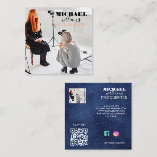 Photo Square Business Card