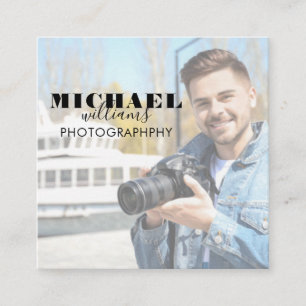Photo Square Business Card