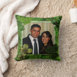 Photo St. Patrick's Day Throw Pillow