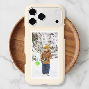 Photo Stamp Style Pastel Yellow