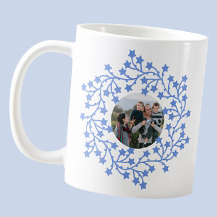 Photo Star Wreath Scandinavian Coffee Mug