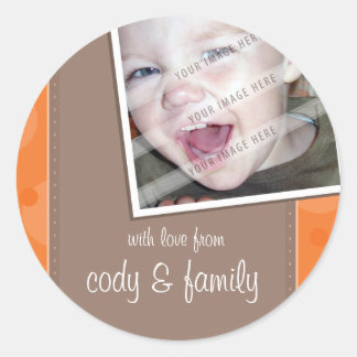 PHOTO STICKER SEAL :: cheeky spotted 3