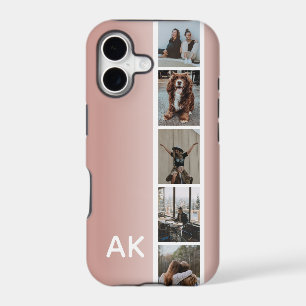 Photo Strip Pink Ombre Personalised Initials