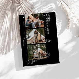 Photo Strip Trendy Modern Photo Wedding Save The Date