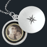 Photo Sweetheart Necklace<br><div class="desc">Romantic round sterling silver necklace. Complete with a 16" sterling silver chain. Sweetheart Keepsake Photo Necklace with your photo.</div>